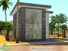Sims 4 — Arizona  noCC by LLaurka — Modern house for a small sim family. Fully furnished and decorated. living room with