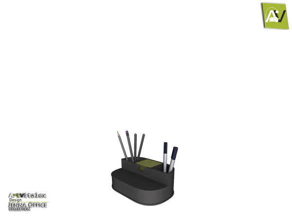 Sims 4 — Jenna Pen Holder With Post-It by ArtVitalex — - Jenna Pen Holder With Post-It - ArtVitalex@TSR, Jul 2018