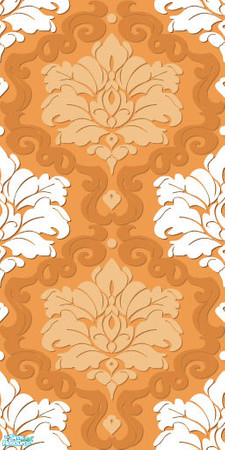 Sims 2 — Studio K Majestic - Papaya by StudioKhagerks — 28 colors total. Can be found under Wallpapers. Coordinates with