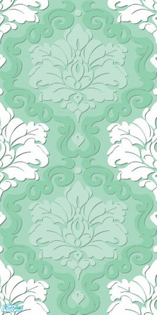 Sims 2 — Studio K Majestic - Mint by StudioKhagerks — 28 colors total. Can be found under Wallpapers. Coordinates with