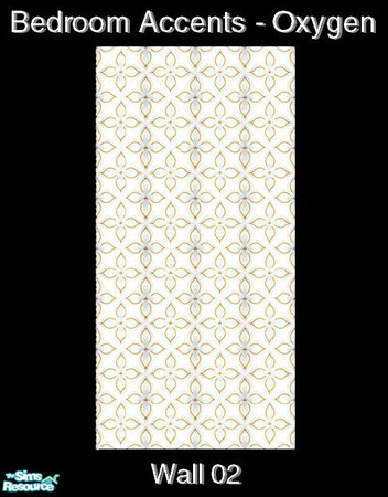Sims 2 — Bedroom Accents  - Oxygen - Wall 03 by Waverly — The Bedroom Accents collection consists of new beddings, rugs,