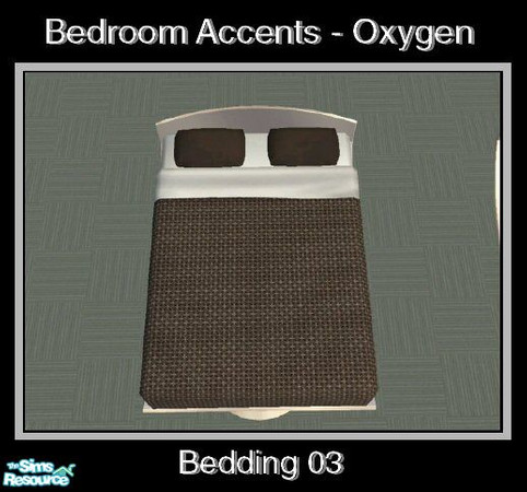 Sims 2 — Bedroom Accents - Oxygen - Bedding 03 by Waverly — The Bedroom Accents collection consists of new beddings,