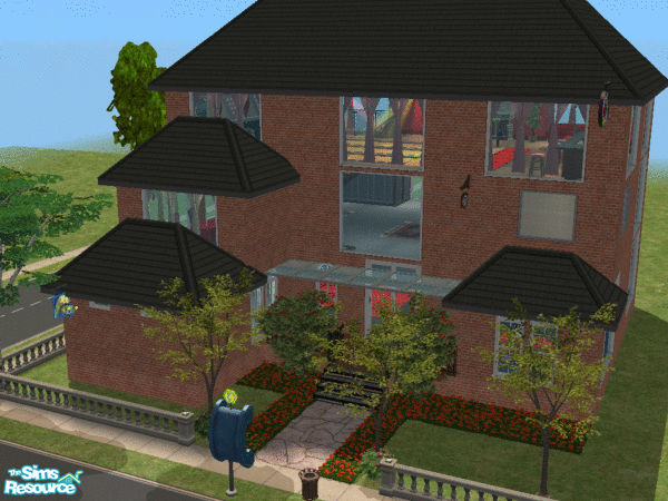 Sims 2 — S4L - Lot 01 by Technomicky — Community Lot, fully furnishes (only original furniture) and over 3 floors built!