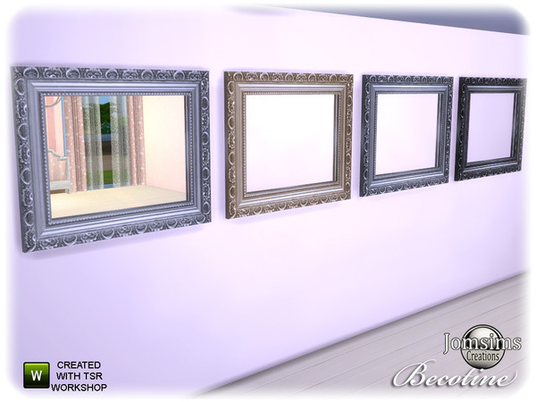 Sims 4 — becotine bedroom wall mirror by jomsims — becotine bedroom wall mirror