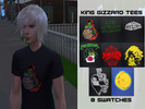 Sims 4 — King Gizzard tees by sleepstart — Hello! This is my first time creating custom content so if anything isn't