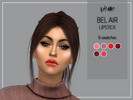 Sims 4 — Bel Air Lipstick N4 by xisms — * 6 SWATCHES * CUSTOM THUMBNAIL