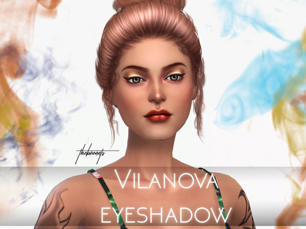 Sims 4 — [TB] VILANOVA  by TheBrennts — I hope you like it 2 in 1 eyeliner and eyeshadow 
