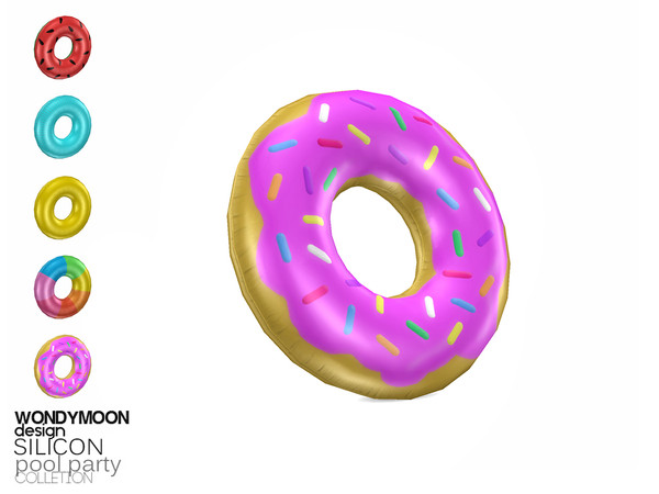 Sims 4 — Silicon Pool Float - Wall by wondymoon — - Silicon Pool Party - Pool Float - Wall - Wondymoon|TSR -