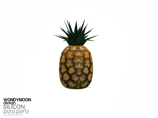 Sims 4 — Silicon Pineapple by wondymoon — - Silicon Pool Party - Pineapple - Wondymoon|TSR - Creations'2018