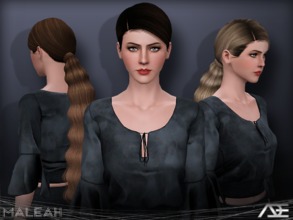 Sims 3 — Ade - Maleah by Ade_Darma — New Hair Mesh No Morph all Bones assigned All LODs