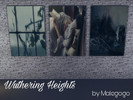Sims 4 — Wuthering Heights-REQUIRES DINE OUT by Malegogo — 9 swatches 9 large posters Separated into 3 packages due to