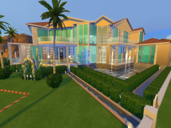 Sims 4 — Montery Modern by Disney_Princess_Jasmine_ — A modern way of luxury life in the oasis desert.There are a lot of