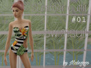 Sims 4 — Summer swimsuit - Spa Day needed by Malegogo — 9 different styles I hope you like it ^_^ if you liked my work,