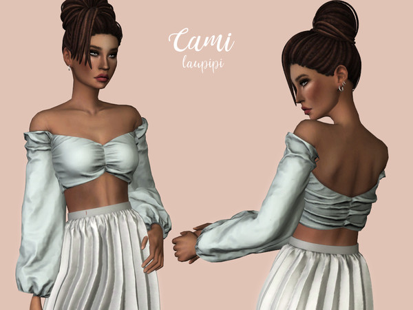 Sims 4 — Cami TOP by laupipi2 — Top super sexy and cute New mesh 12 Colours Custom shadow map Hope you like it! GBC