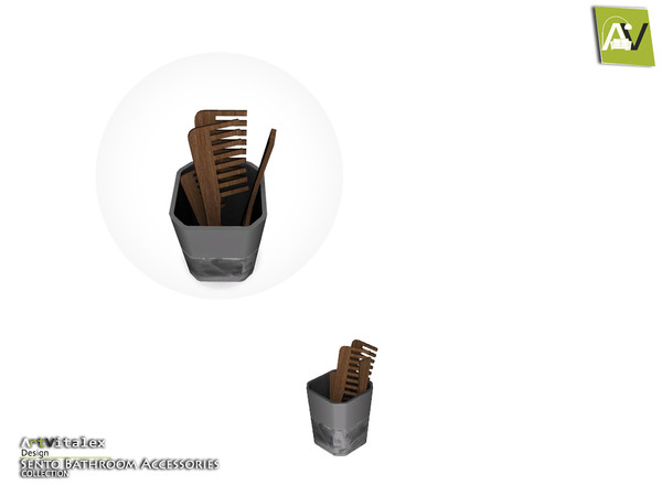 Sims 4 — Sento Cup In Combs by ArtVitalex — - Sento Cup In Combs - ArtVitalex@TSR, Aug 2018