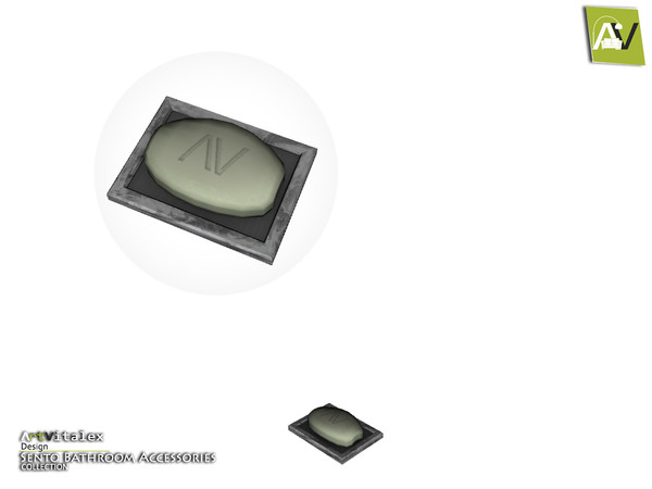 Sims 4 — Sento Soap Dish by ArtVitalex — - Sento Soap Dish - ArtVitalex@TSR, Aug 2018