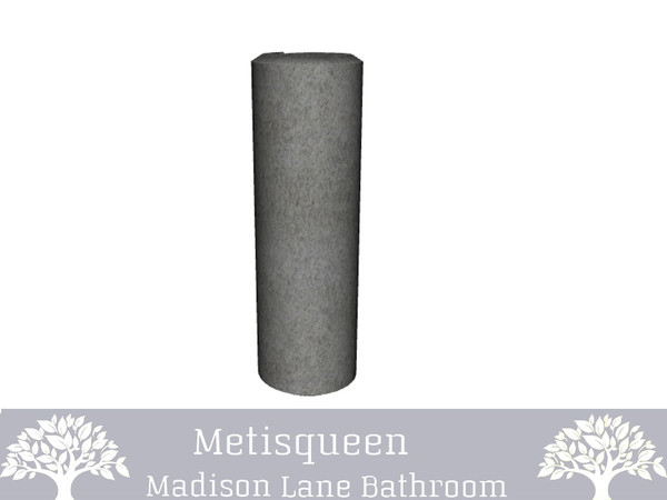 Sims 4 — Madison Lane Basket Towel by metisqueen2 — Terry cloth rolled up towel to place inside your wicker basket