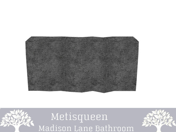 Sims 4 — Madison Lane Towel by metisqueen2 — Fluffy terry cloth towel draped over the tub. Just place on whatever side of