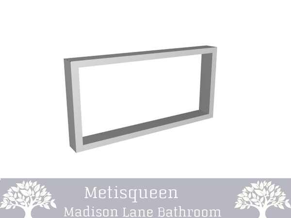 Sims 4 — Madison Lane Wall Shelf Large by metisqueen2 — Large wall shelf one of a set of 3. 3 variants.