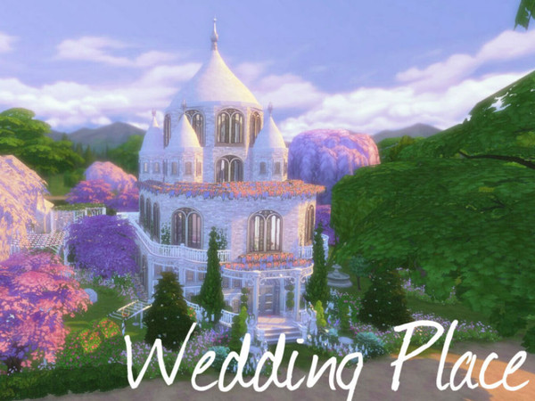 Sims 4 — Wedding Place (no cc) by Swons_and_SharkS_privat_page — A wonderful place for a wedding. Many many beautiful