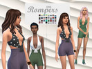 Sims 4 — Dana Rompers (Maxis Match) - Perfect Patio needed by manicpixiedreamy — The Dana Rompers are an easy, stylish