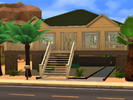 Sims 4 — Sandtrap Flat NOCC by rcurrier4252 — The previous owners had quite the vibrant taste in decor, but none the