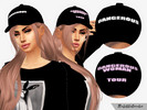 Sims 4 — Ariana Grande Dangerous Woman Hats by TheLittleCreator — - 2 swatches - Teen/Elder - Base Game Compatible - Hot
