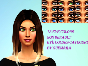Sims 4 — Hypnotic eyes by Guemarasims — Available in 13 colors. Eye Colors Category Sims 4 