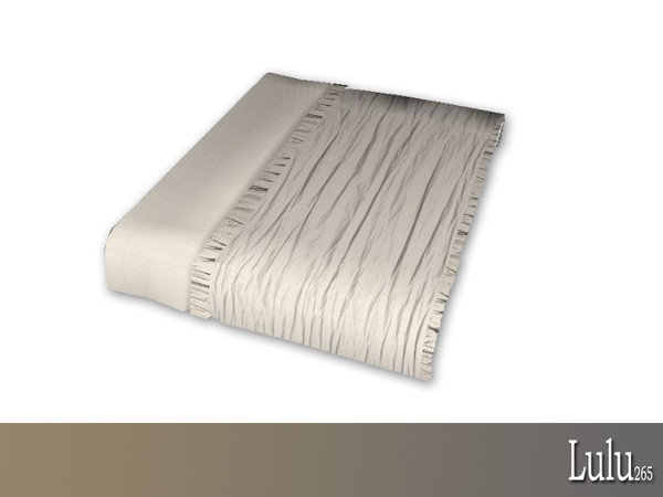 Sims 4 — Ashley Bedroom bed Blanket by Lulu265 — Part of the Ashley Bedroom Set