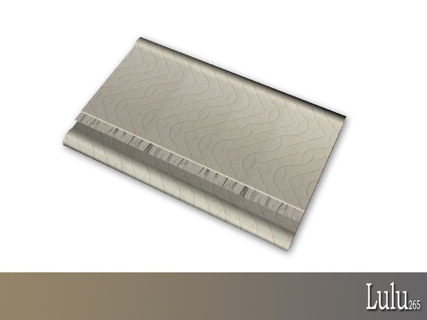 Sims 4 — Ashley Bedroom Decor Folded Blanket by Lulu265 — Part of the Ashley Bedroom Set