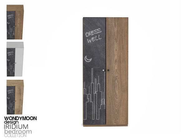 Sims 4 — Iridium Wardrobe by wondymoon — - Iridium Bedroom - Wardrobe - Wondymoon|TSR - Creations'2018