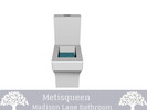 Sims 4 — Madison Lane Toliet... by metisqueen2 — Porcelain white toilet.