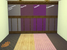 Sims 4 — Shades of Purple Walls by Enna63 — Artex walls with panelling and a choice of four purple shades: antique
