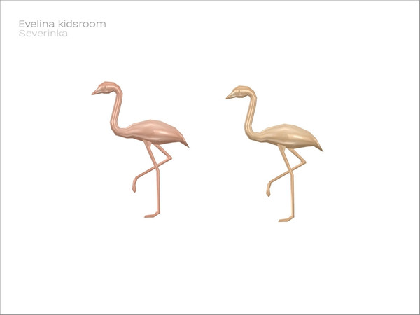 Sims 4 — [Evelina kidsroom] - flamingo by Severinka_ — Flamingo statue From the set 'Evelina kidsroom' Build / Buy