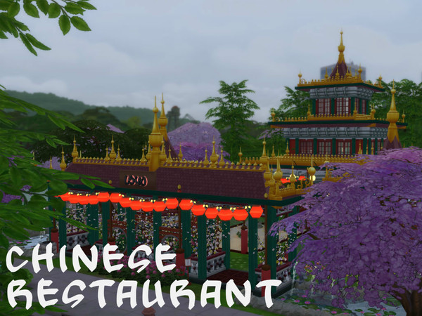Sims 4 — Chinese restaurant by Swons_and_SharkS_privat_page — You wanted Oriental food? then you exactly here, it is not
