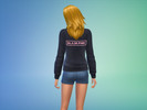 Sims 4 — BlackPink Hoodie Logo by NelGael — Just a Hoodie with the BlackPink logo, this is my first upload hope you like