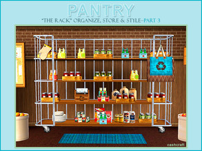 Sims 3 — Pantry Part 3 The Rack by Cashcraft — It's more pantry stuff. Pantry Part III, The Rack is sure to please Sims