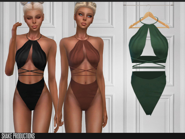 Sims 4 — ShakeProductions 166 - Swimwear by ShakeProductions — Swimwear Handpainted 13 Colors 