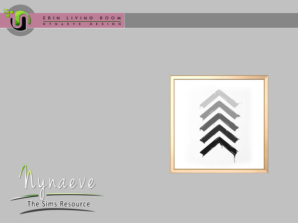 Sims 4 — Erin Poster by NynaeveDesign — Erin Living - Poster Decor - Paintings and Posters Price: 226 Tiles: 2x1 Color