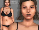 Sims 4 — Skin Overlay .3 by Marithas — Small update from my Skin Overlay: - Edit the tone. - Lighten the push-up bust. -