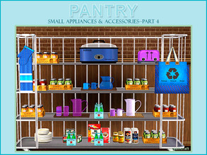 Sims 3 — Pantry Part 4 Small Appliances & Accessories by Cashcraft — Pantry Part 4 includes 10 new objects and/or