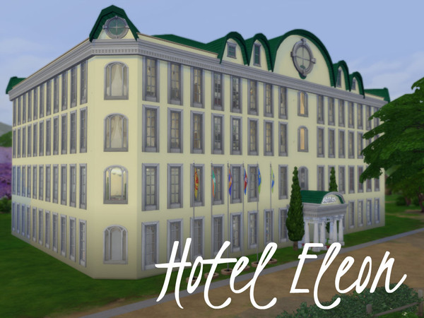Sims 4 — Hotel Eleon by Swons_and_SharkS_privat_page — Tired of worries? then you here! Elegant kitchen, friendly staff!