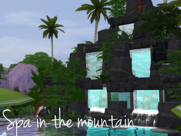 Sims 4 — Spa in the mountain by Swons_and_SharkS_privat_page — This Spa is located in the mountain, with a beautiful