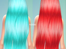 Sims 4 — Anto - Galactic (Hair) Retexture x6 - Mesh needed by poukii — I made six retextures of Anto's Galactic hair for