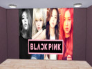 Sims 4 — BlackPink Mural by NelGael — THIS IS FOR SHORT WALL ONLY No copyright has been intentionally broken