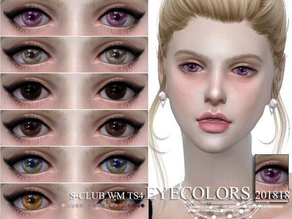 Sims 4 — S-Club WM ts4 Eyecolors 201818  by S-Club — Eyecolors, 15 swatches, hope you like, thank you.
