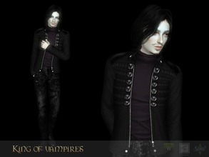 Sims 3 — King of vampires by Shushilda2 — Outfit for a young vampire New mesh | 4 recolorable channels | CAS and Launcher