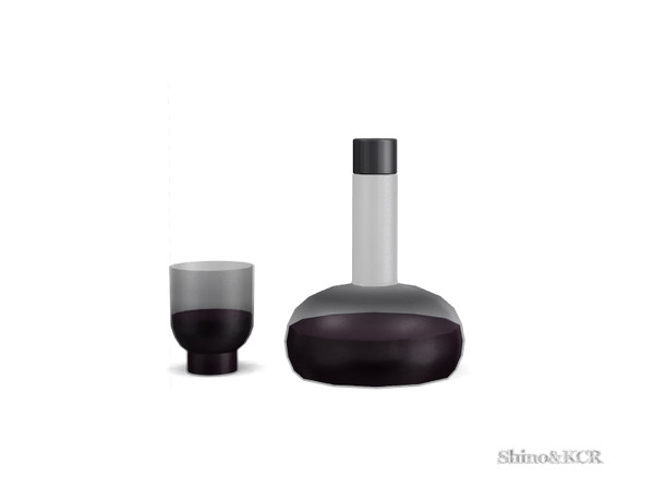 Sims 4 — Study Cologne 18 - Carafe by ShinoKCR — Modern an minimalistic Home Office Furniture - inspired by the Furniture