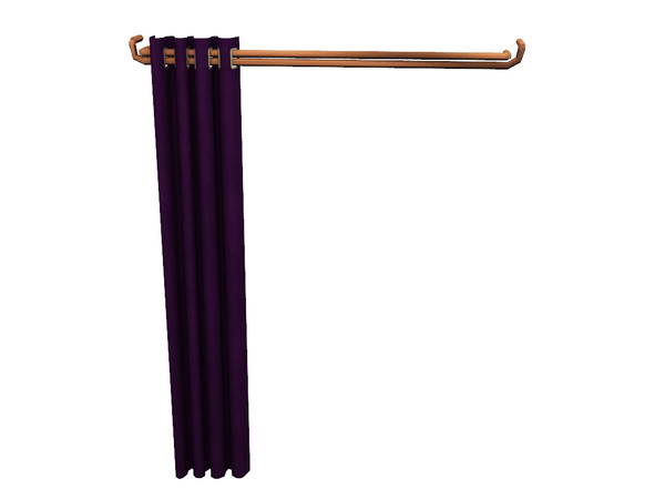 Sims 4 — Barclay Reversed Curtain by sim_man123 — A reversed version of my Barclay Office, as part of the add-on set. 