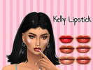 Sims 4 — Kelly Lipstick by tristee — - 23 swatches - non default